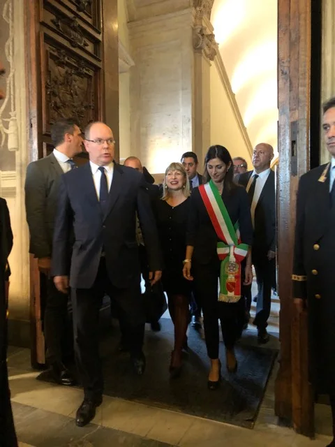 Al Campidoglio con il Principe Alberto di Monaco, 17 ottobre 2019, foto 7