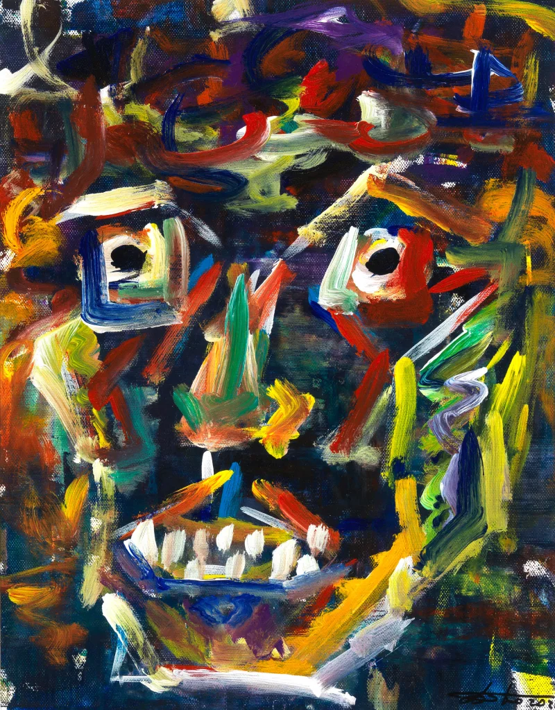 Patrizio Landolfi, «Volto 4», serie Arte figurativa, 30 × 40 cm