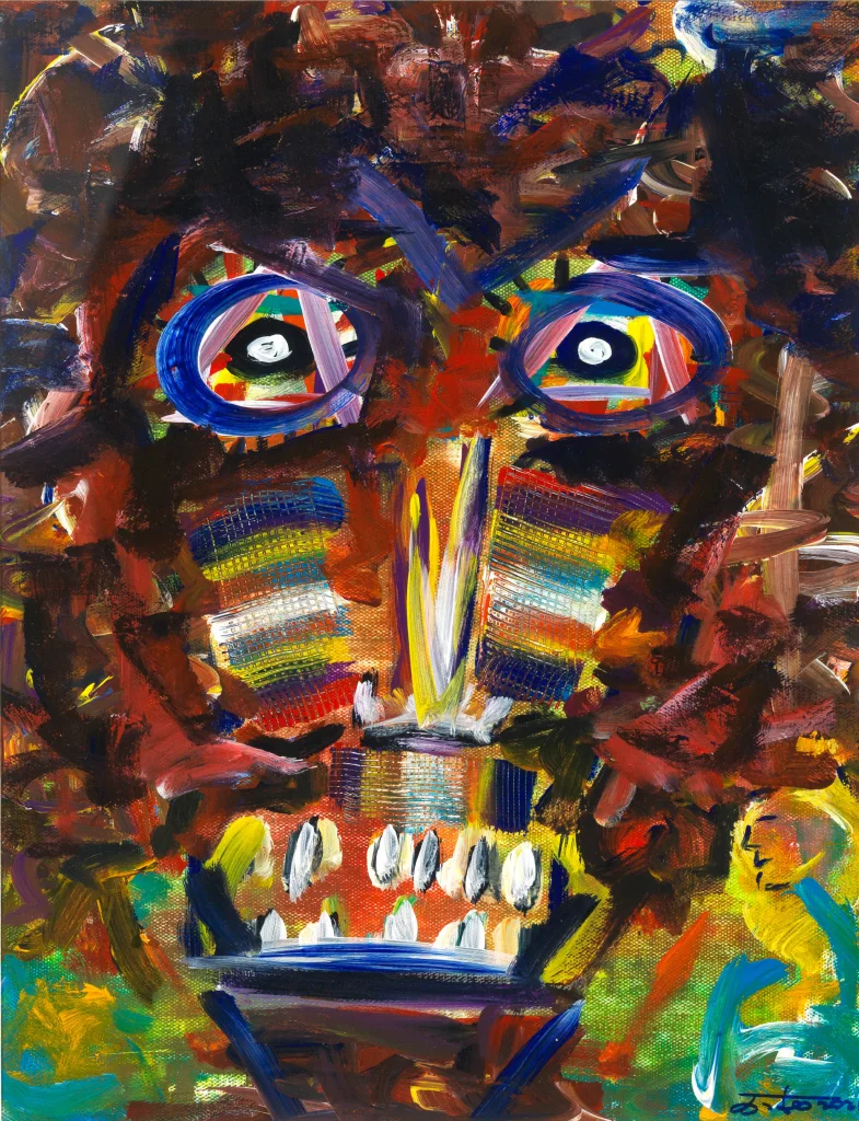 Patrizio Landolfi, «Volto 5», serie Arte figurativa, 30 × 40 cm