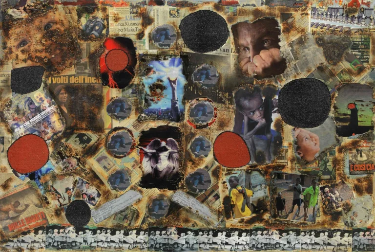Patrizio Landolfi, «Olocausto», serie Innocenze violate, 100 × 150 cm