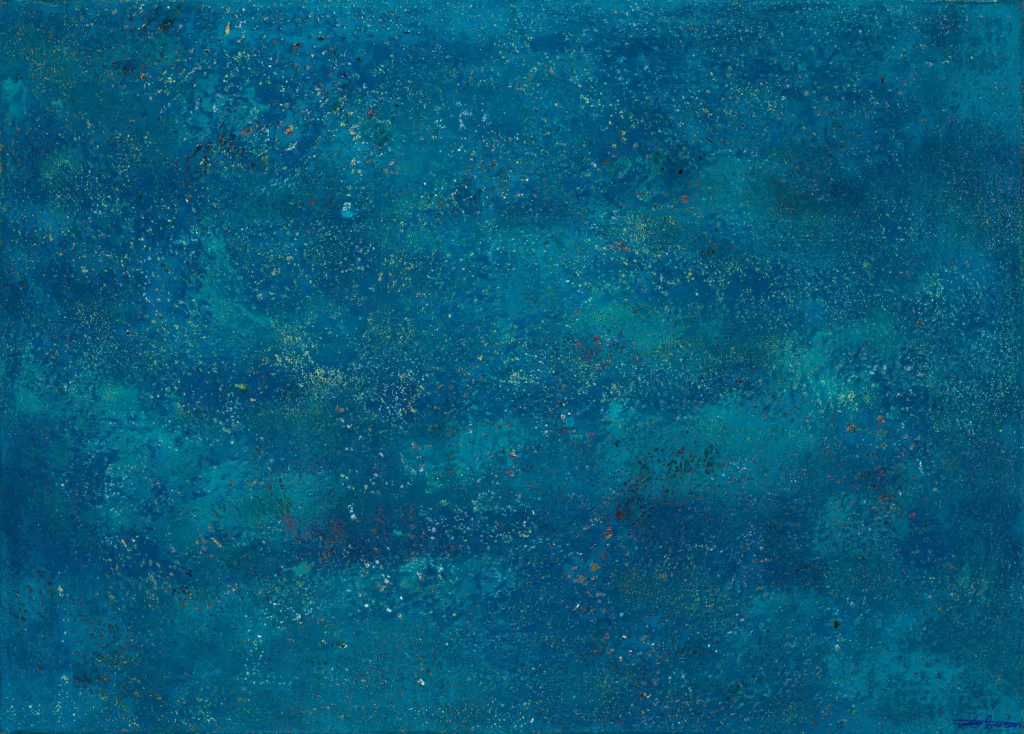Patrizio Landolfi, «Effetto blu 3», serie Astratto, 100 × 139 cm