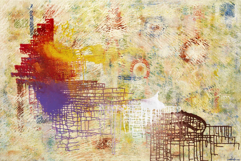 Patrizio Landolfi, “Astratto 132”, Abstract series, 100 × 150 cm