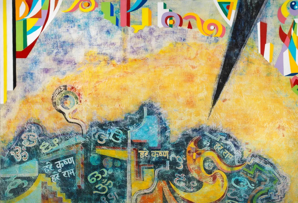 Patrizio Landolfi, «Al di la del fiume 1», serie Spirituale, 200 × 280 cm