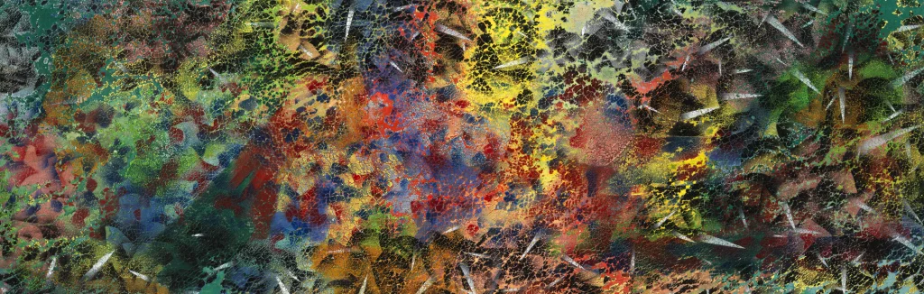 Patrizio Landolfi, «Astratto 38», serie Astratto, 50 × 150 cm