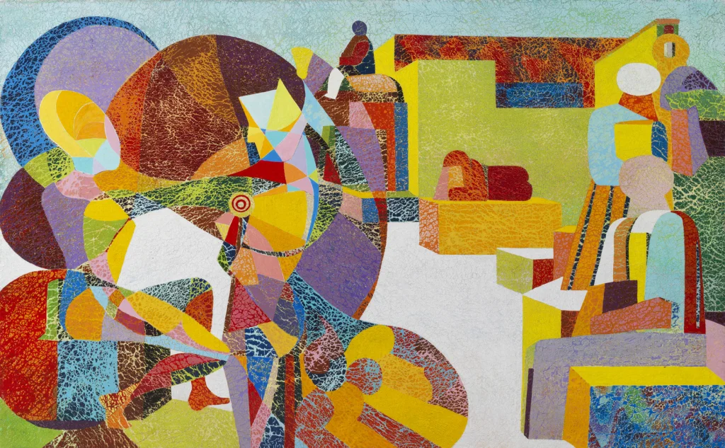 Patrizio Landolfi, “Frammentazioni futuriste 2”, Figurative Art series, 100 × 160 cm