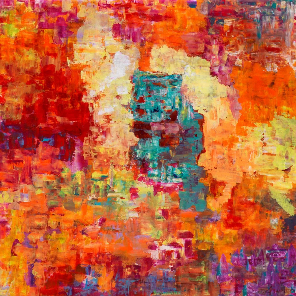 Patrizio Landolfi, “Astratto 115”, Abstract series, 48 × 48 cm