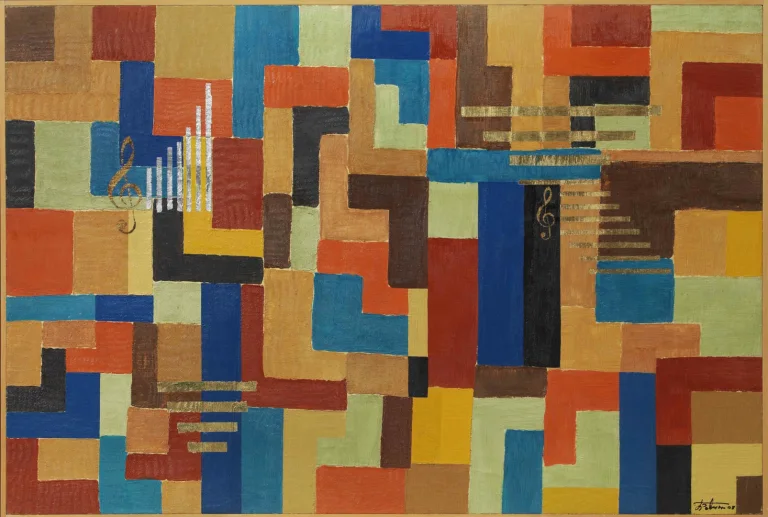 Patrizio Landolfi, «Note materiche», serie Astratto, 100 × 150 cm