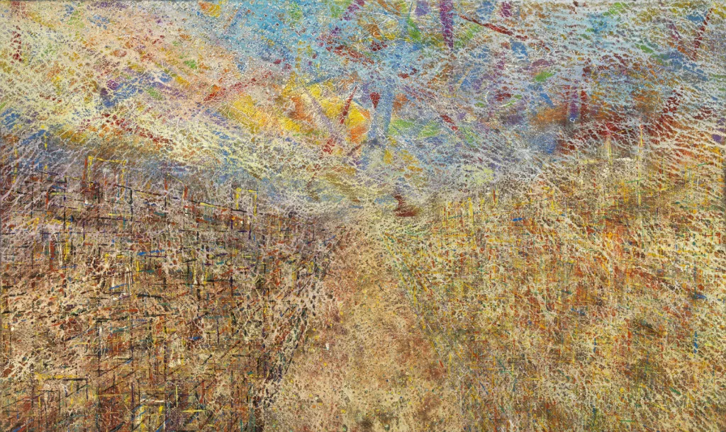Patrizio Landolfi, «Impatto urbano 1», serie Paesaggi e città, 120 × 200 cm