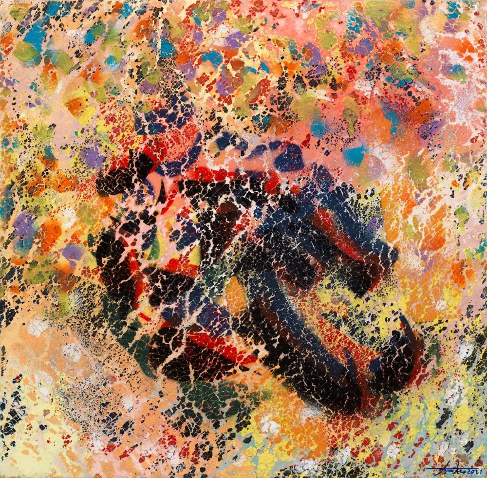 Patrizio Landolfi, «Moto gp», serie Arte figurativa, 50 × 50 cm