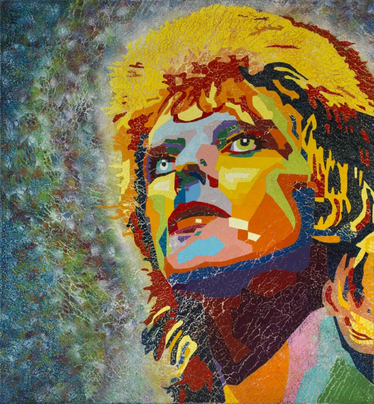 Patrizio Landolfi, “David Bowie”, Pop Art series, 110 × 120 cm