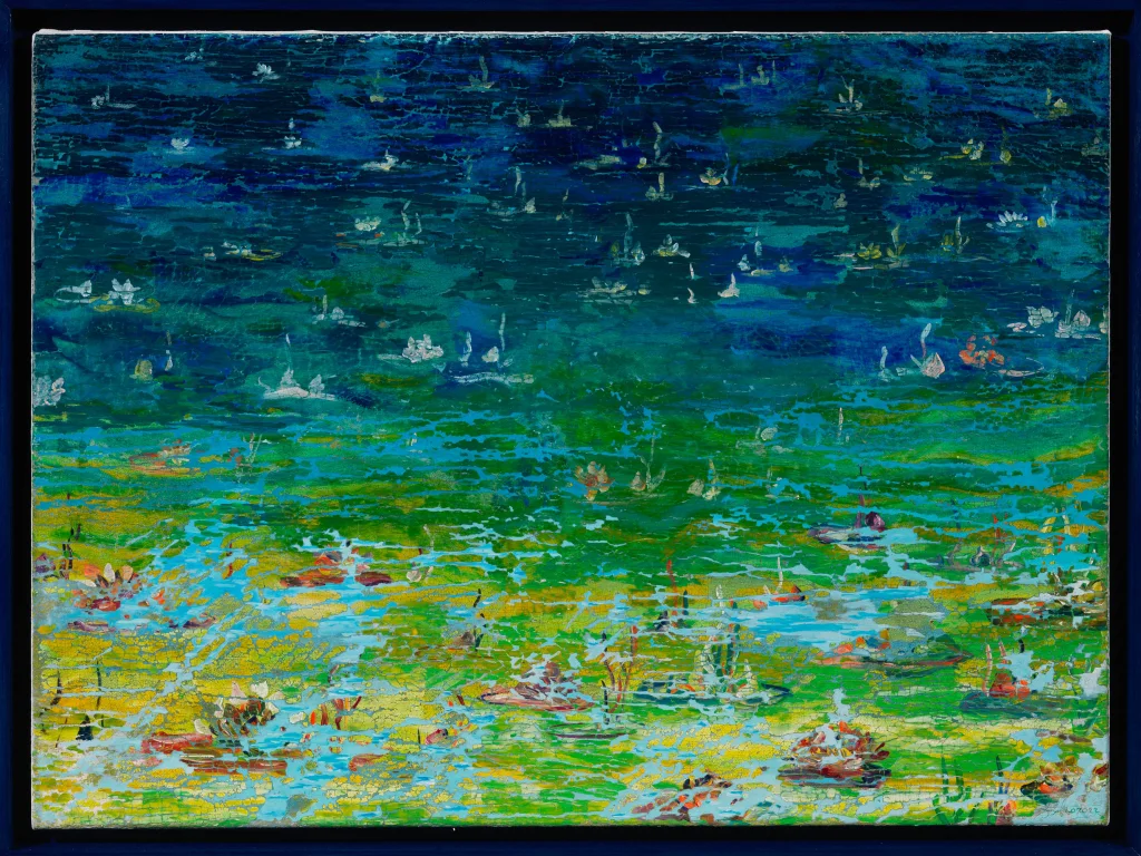 Patrizio Landolfi, «Ninfee 1», serie Paesaggi e città, 60 × 80 cm