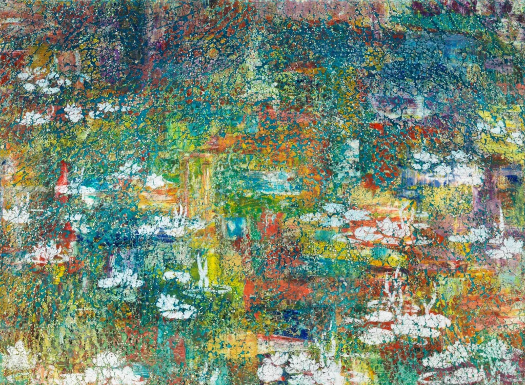 Patrizio Landolfi, «Ninfee 9», serie Paesaggi e città, 60 × 80 cm