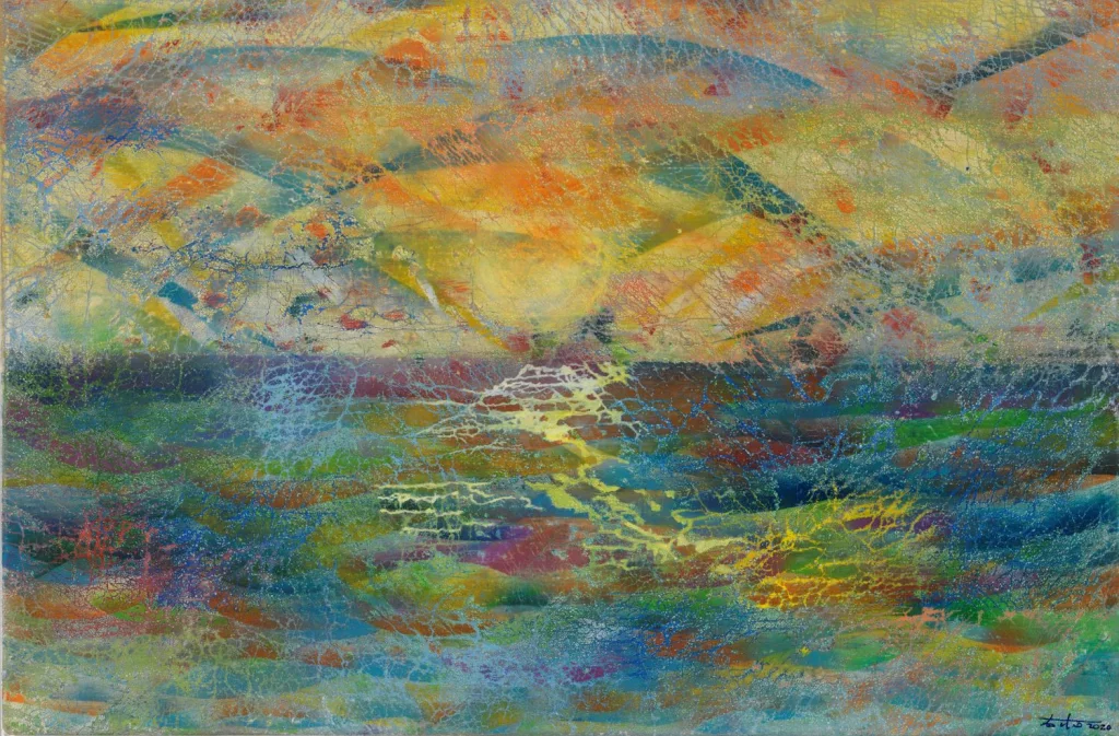 Patrizio Landolfi, «Marina 4», serie Paesaggi e città, 60 × 90 cm