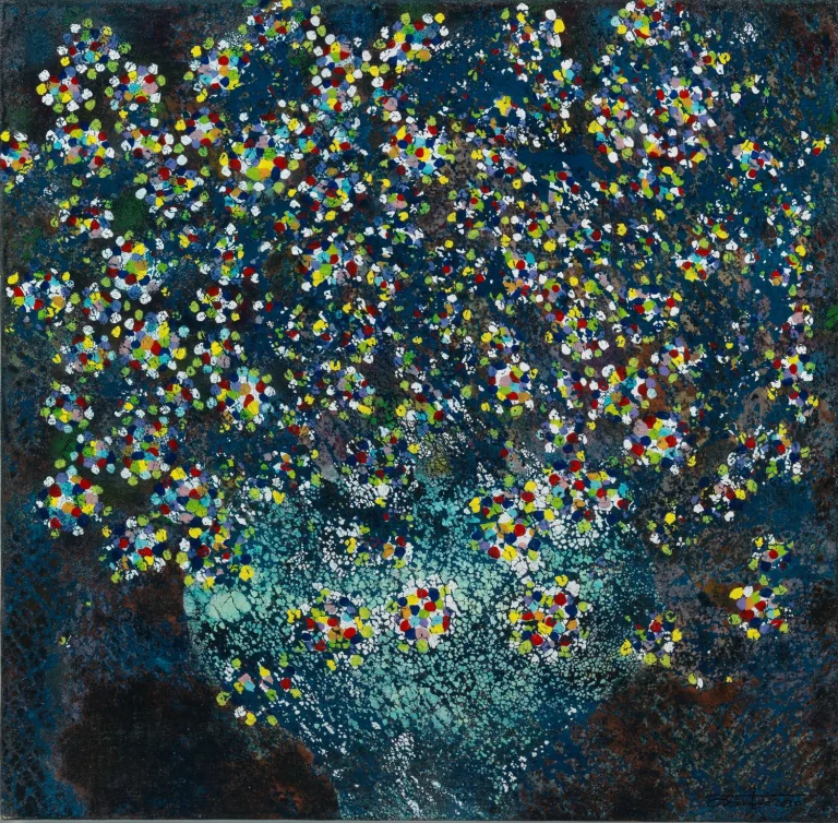 Patrizio Landolfi, «Floreale 6», serie Fiori, 80 × 80 cm