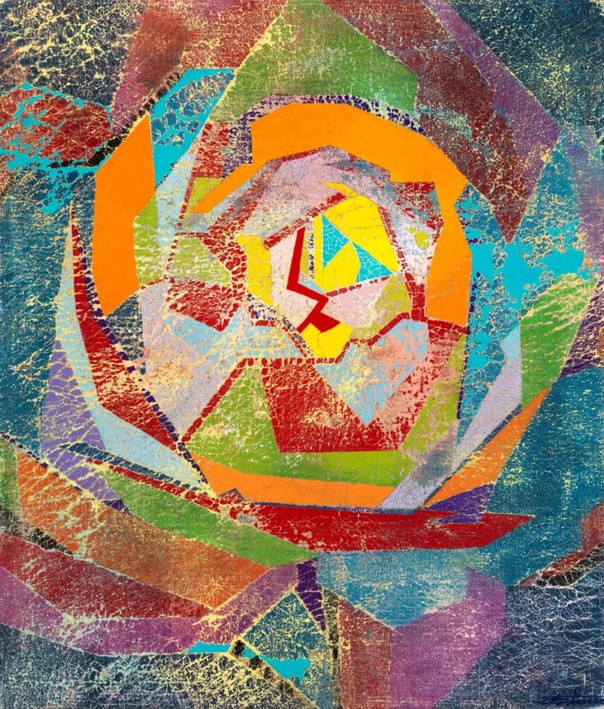 Patrizio Landolfi, «Rosa 2», serie Fiori, 54 × 64 cm