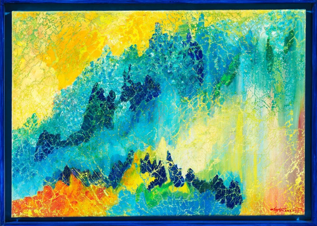 Patrizio Landolfi, «Paesaggio 4», serie Paesaggi e città, 50 × 70 cm