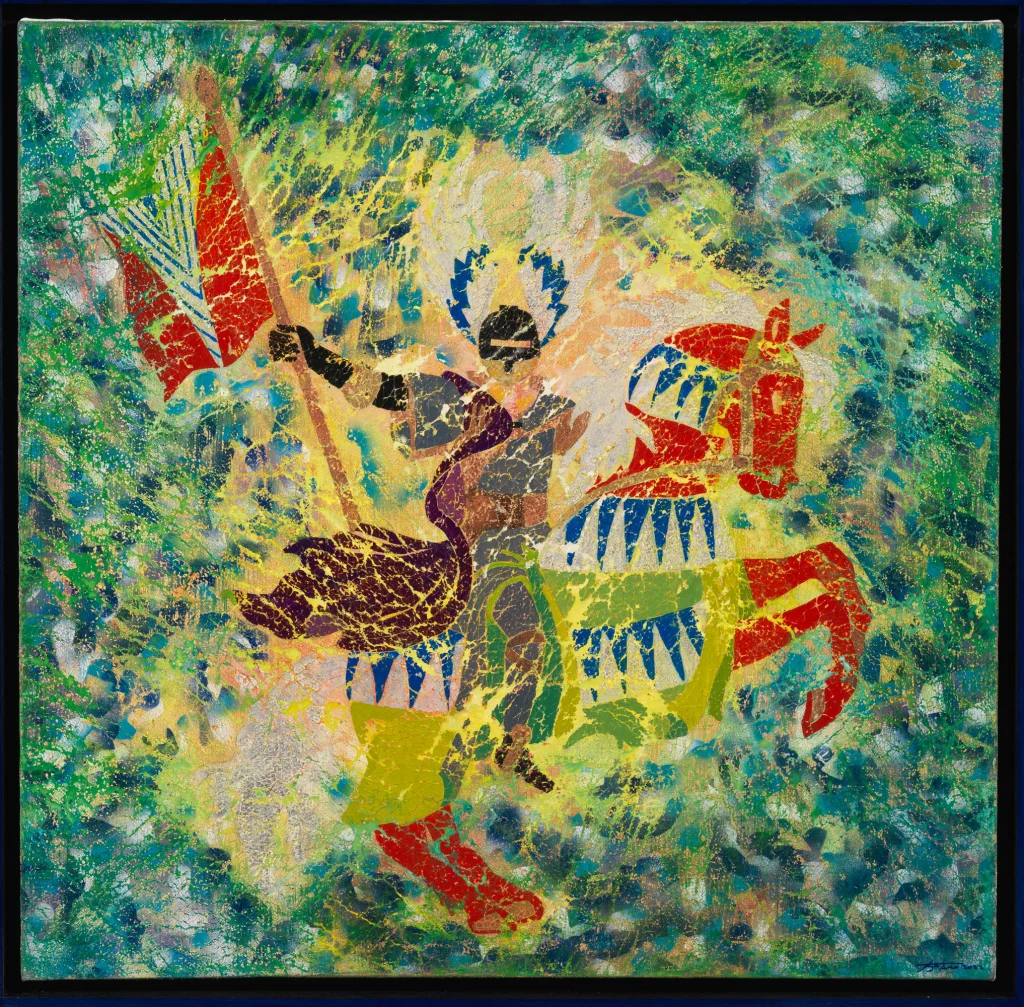 Patrizio Landolfi, “Cavaliere 1”, Figurative Art series, 90 × 90 cm