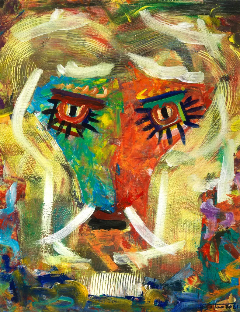 Patrizio Landolfi, «Volto 1», serie Arte figurativa, 30 × 40 cm