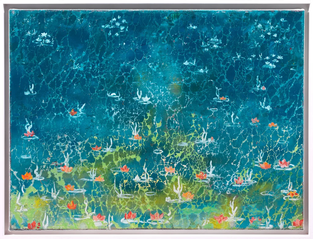 Patrizio Landolfi, «Ninfee 2», serie Paesaggi e città, 60 × 80 cm