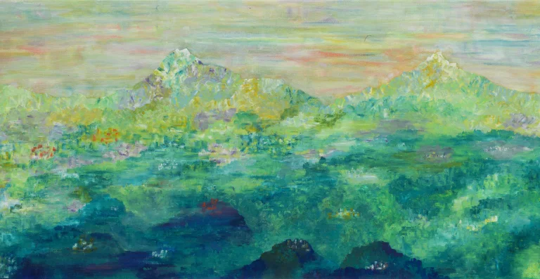 Patrizio Landolfi, «Paesaggio 2», serie Paesaggi e città, 60 × 115 cm