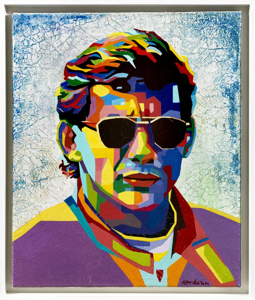 Patrizio Landolfi, « Ayrton Senna », série Pop Art, 50 × 60 cm