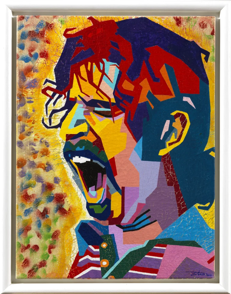 Patrizio Landolfi, «Frank Zappa», serie Pop Art, 60 × 80 cm