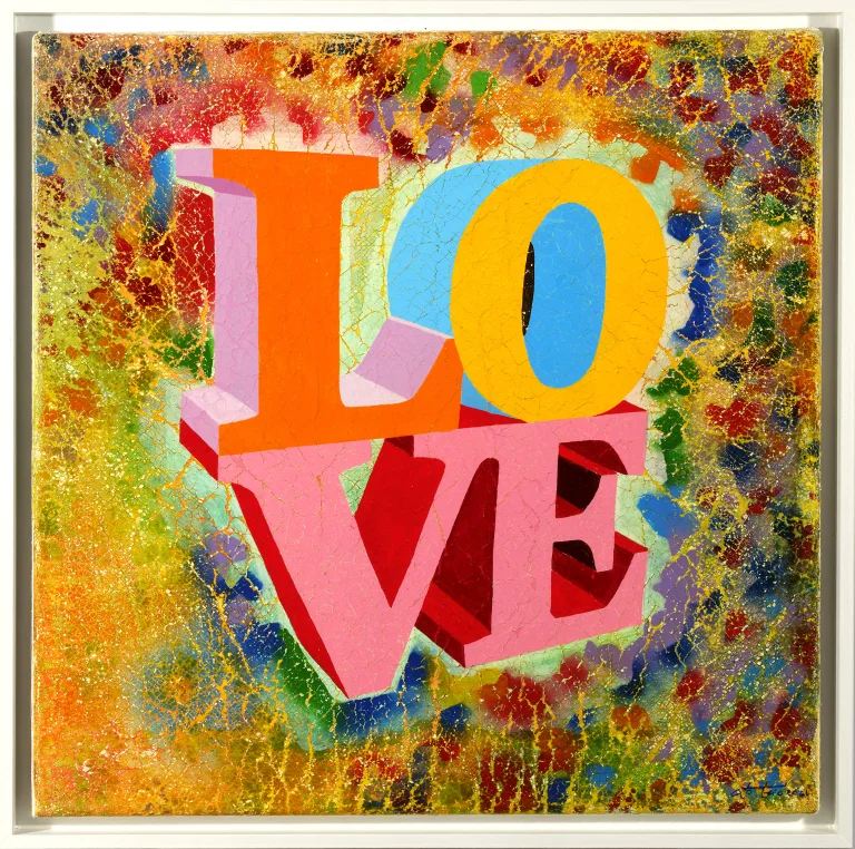 Patrizio Landolfi, «Love», serie Pop Art, 60 × 60 cm