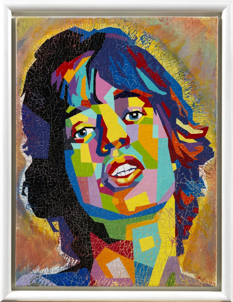 Patrizio Landolfi, «Mick Jagger», serie Pop Art, 60 × 80 cm