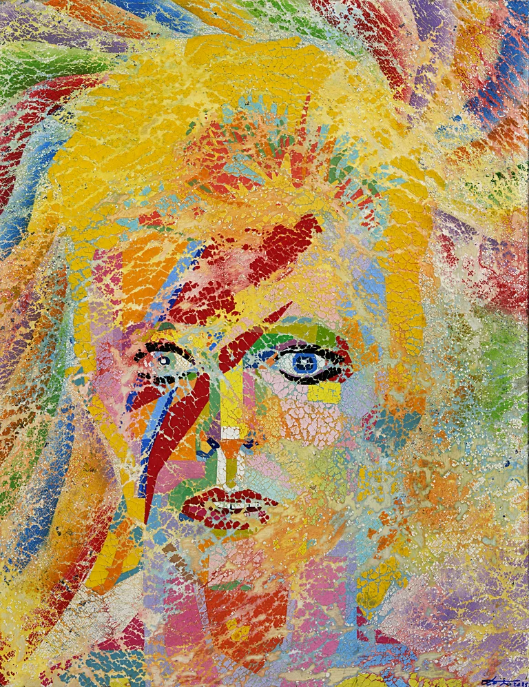 Patrizio Landolfi, «David Bowie 8», serie Pop Art, 60 × 80 cm